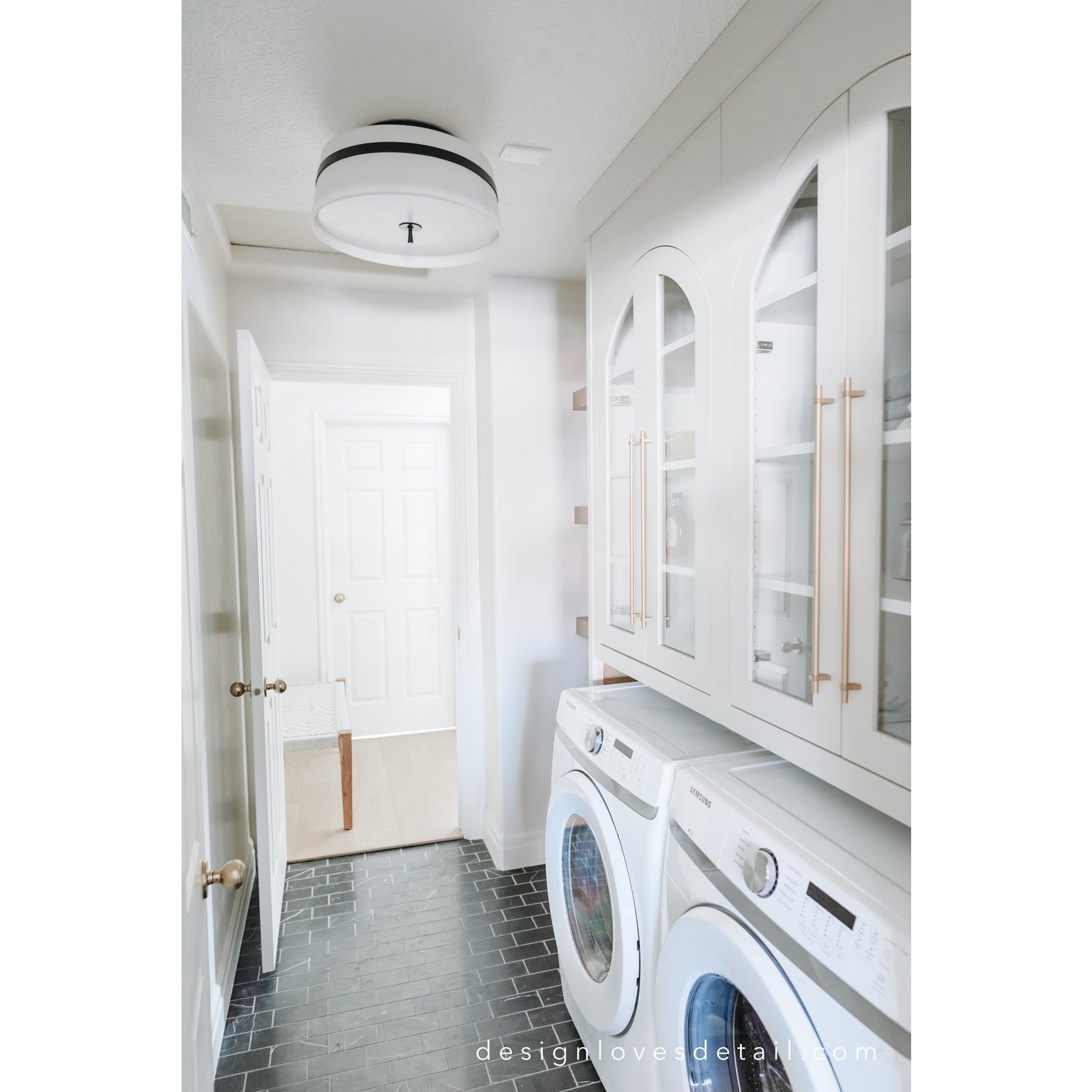 Cordtlandt Small Semi-Flush Mount Aged Iron - Visual Comfort Ceiling Lights