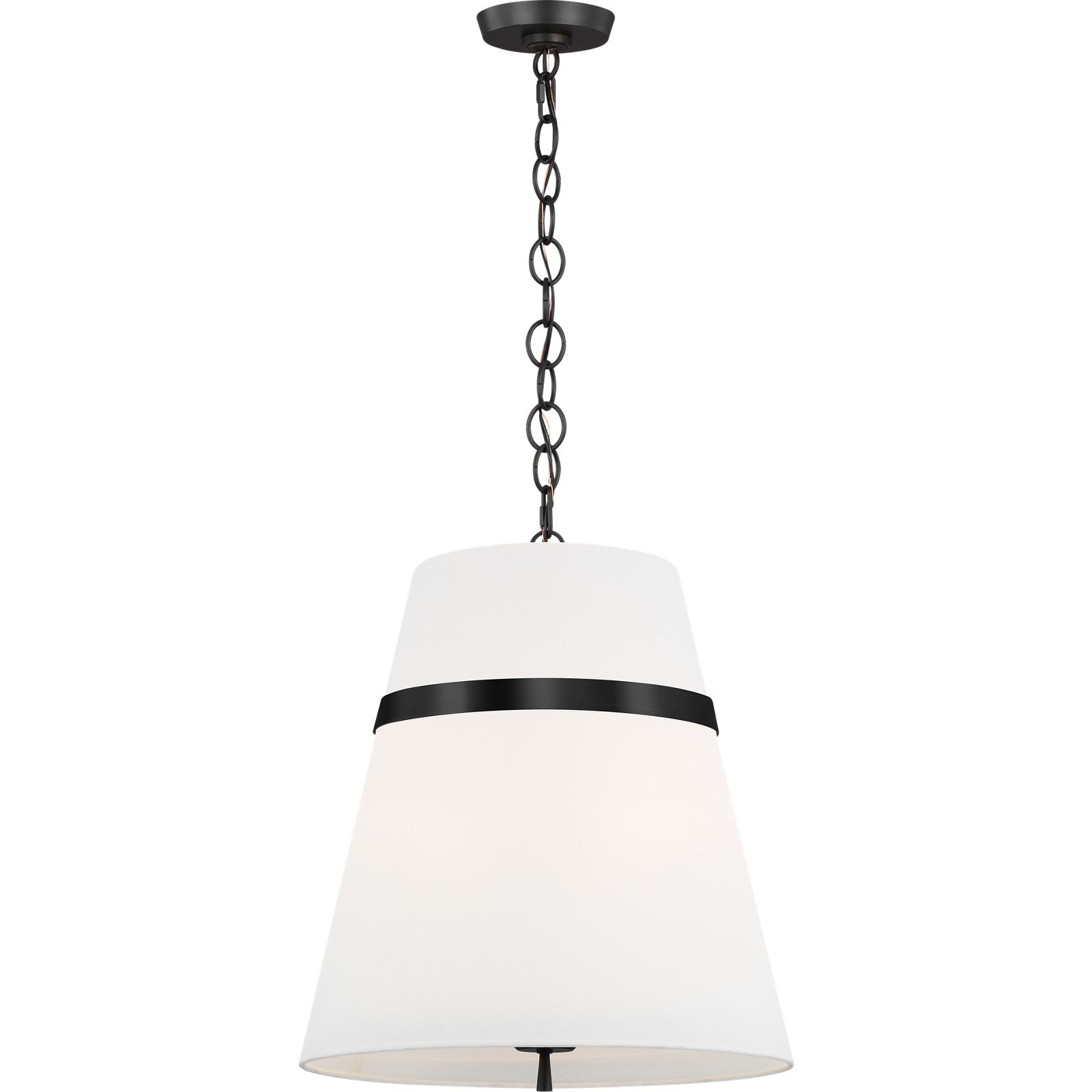 Cordtlandt Large Pendant Aged Iron - Visual Comfort Ceiling Lights