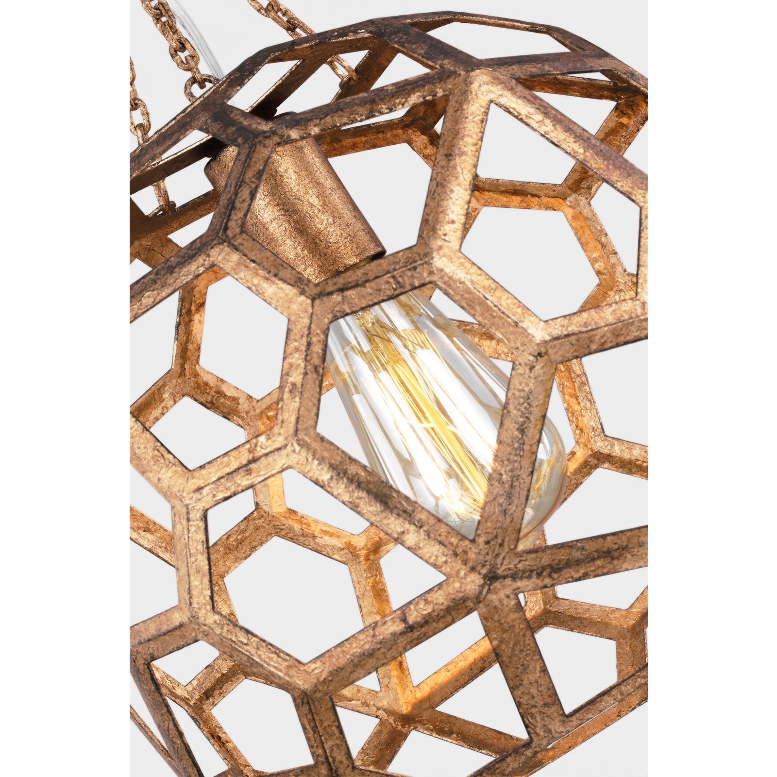 Feccetta Small Pendant Antique Gild - Visual Comfort Ceiling Lights