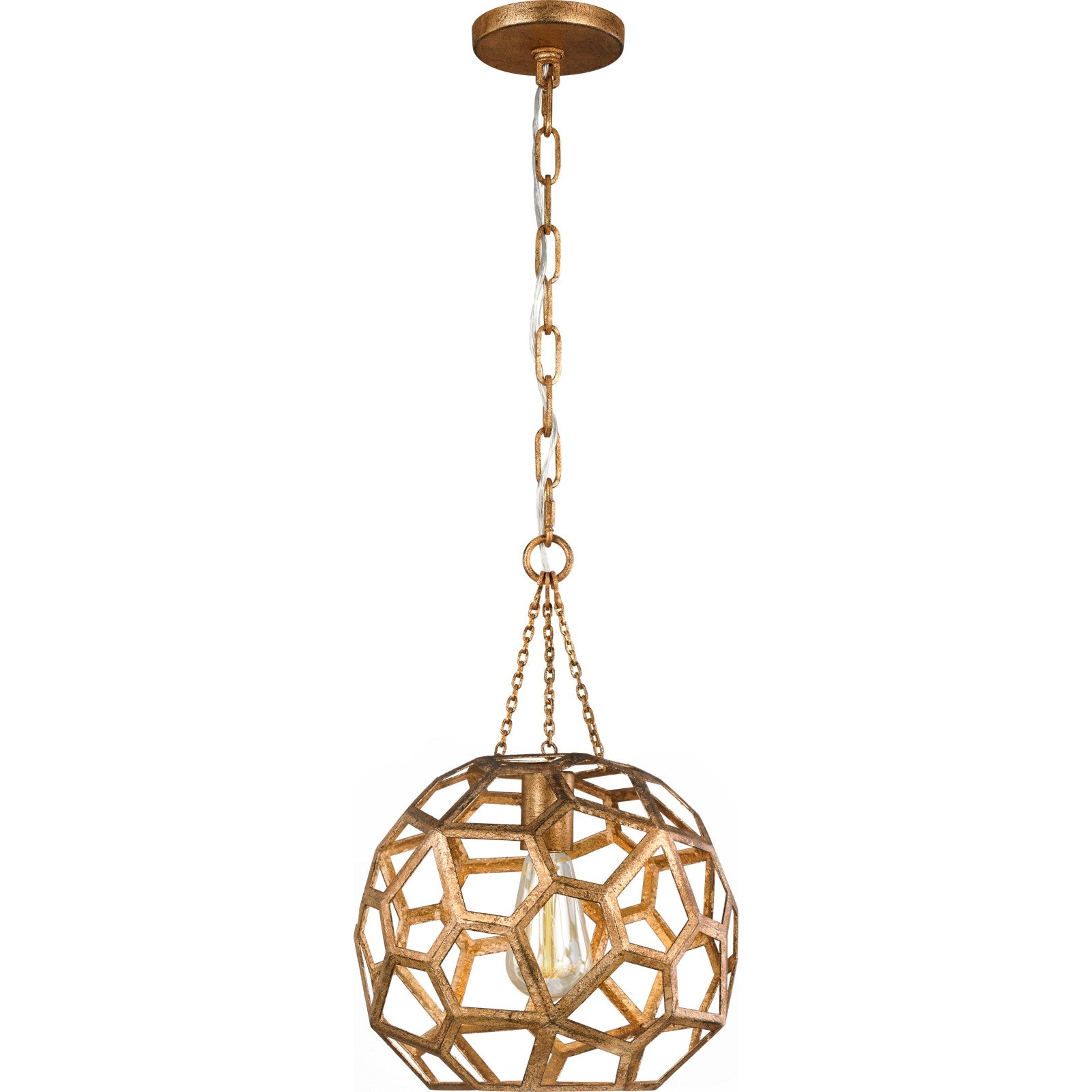 Feccetta Small Pendant Antique Gild - Visual Comfort Ceiling Lights