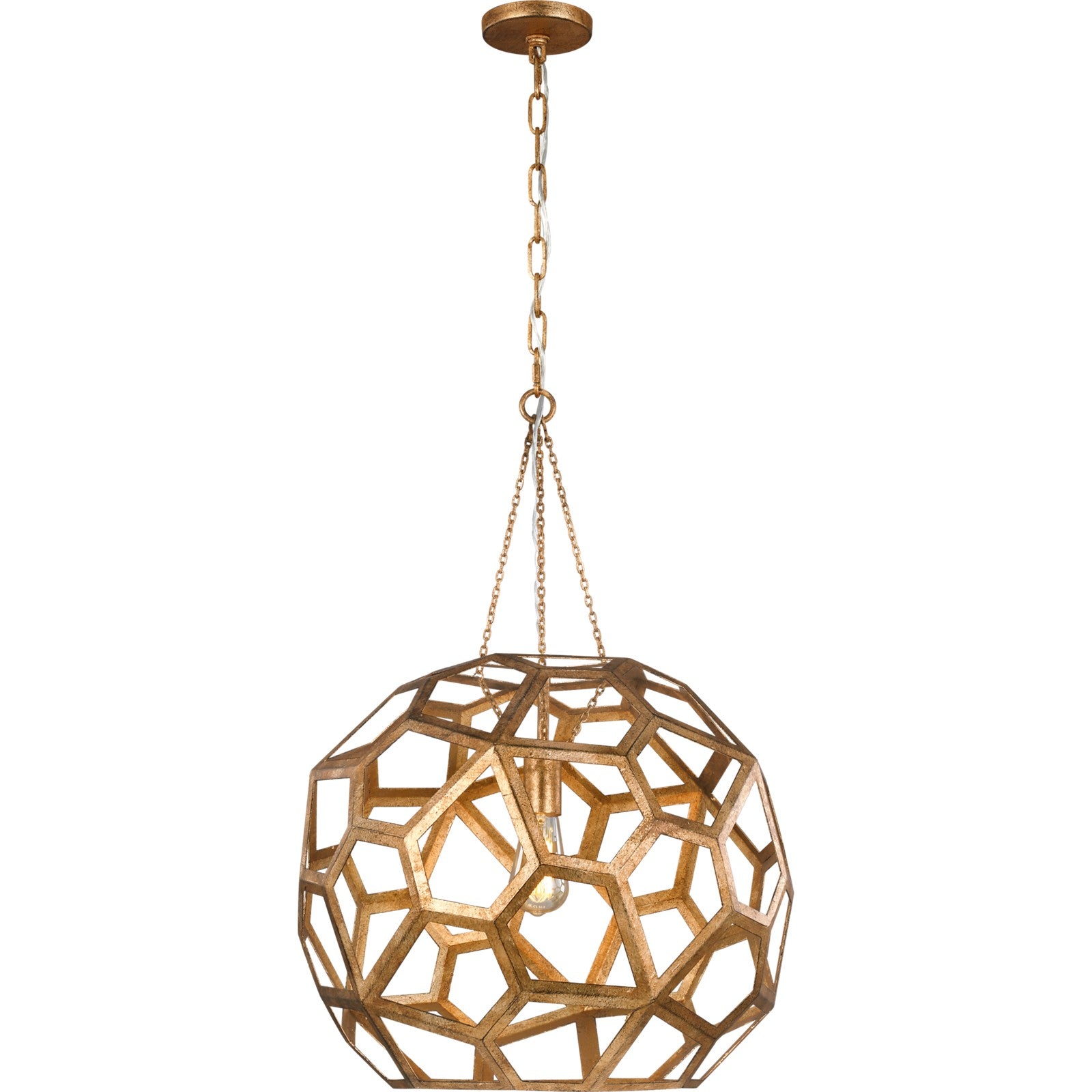 Feccetta Large Pendant Antique Gild - Visual Comfort Ceiling Lights