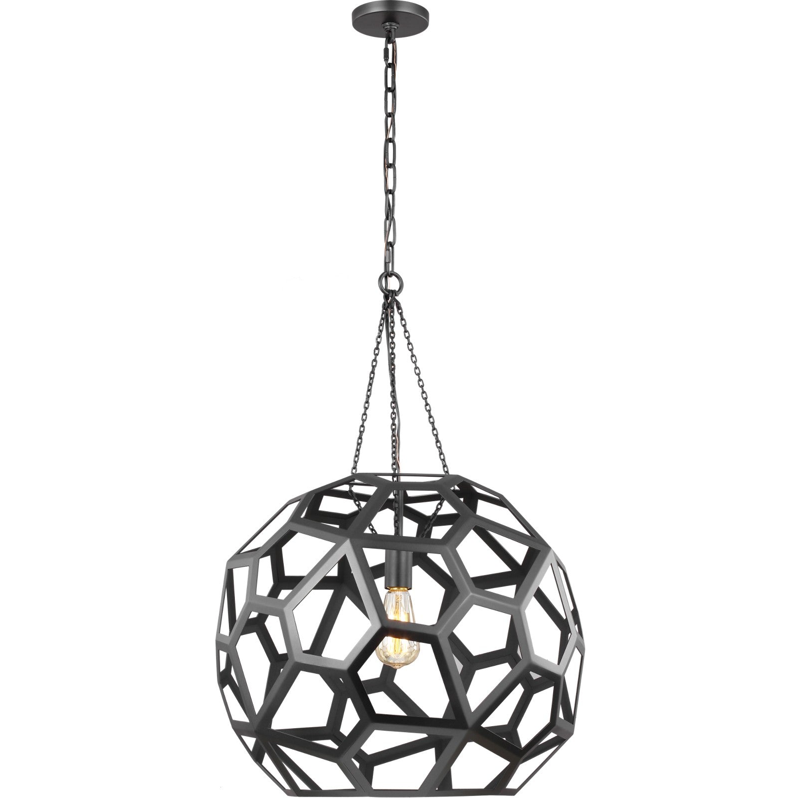 Feccetta Large Pendant Antique Gild - Visual Comfort Ceiling Lights