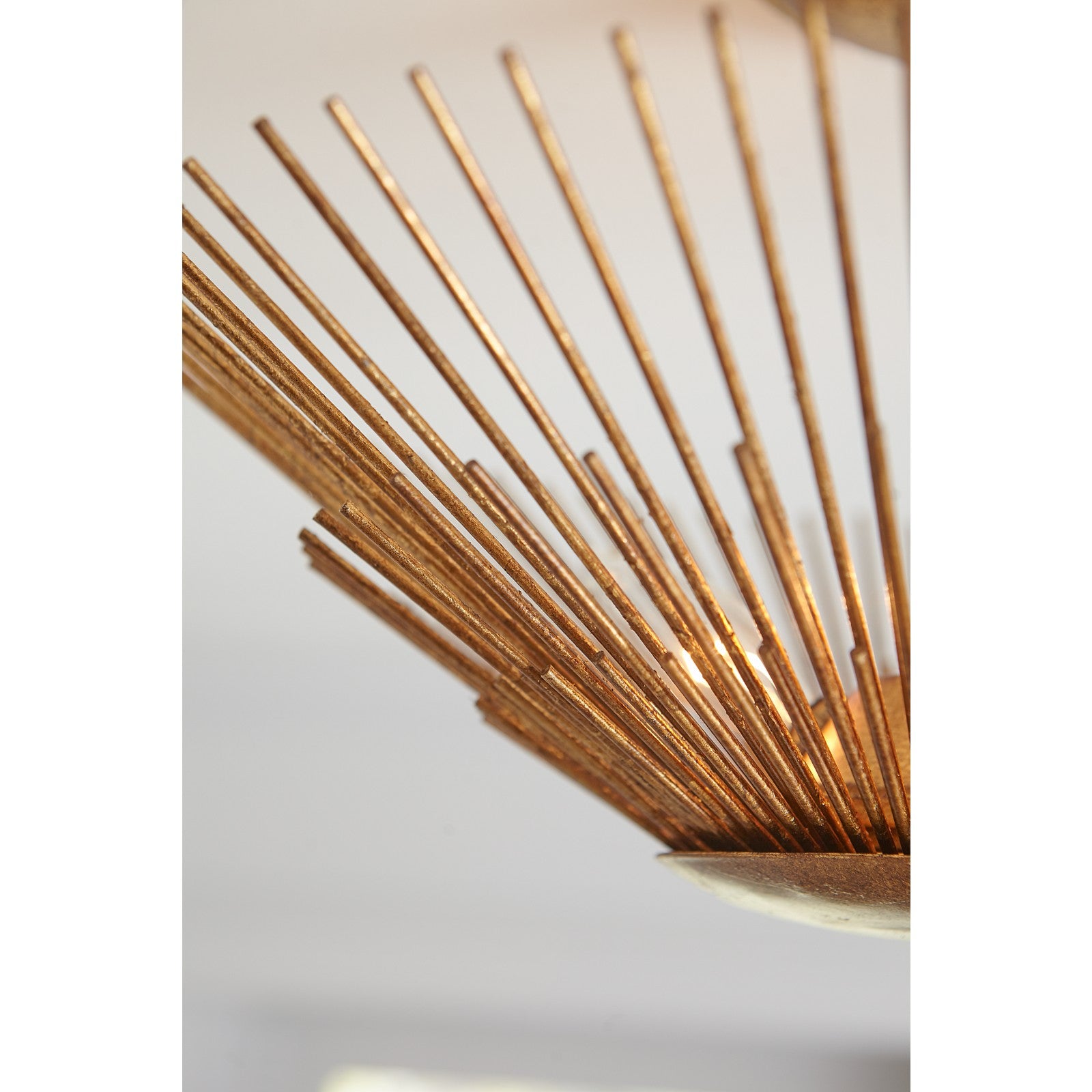 Helios Large Semi-Flush Mount Antique Gild - Visual Comfort Ceiling Lights