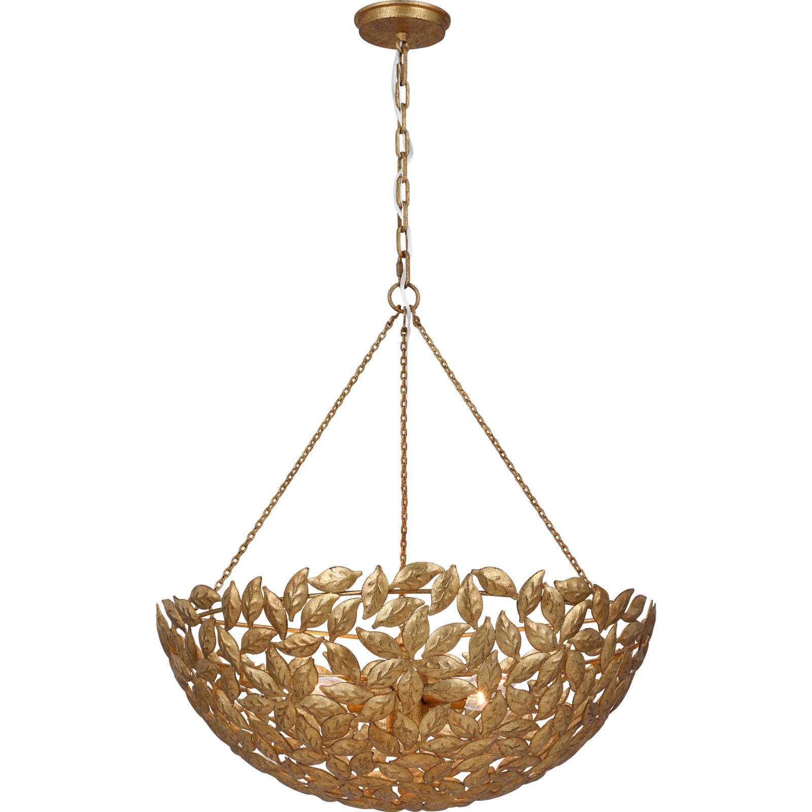Kelan Large Pendant Antique Gild - Visual Comfort Ceiling Lights
