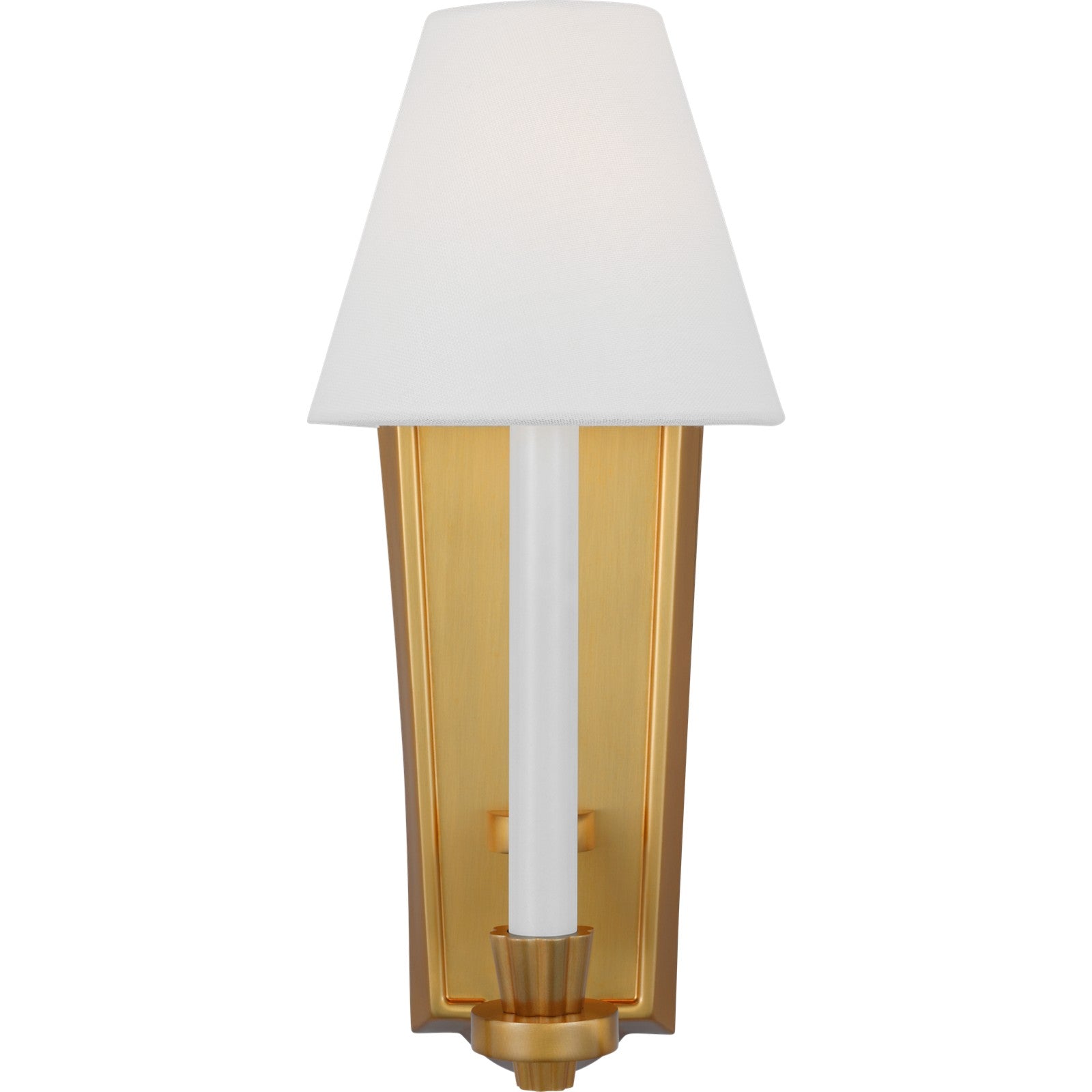 Paisley Tall Sconce Burnished Brass - Visual Comfort Wall Lights