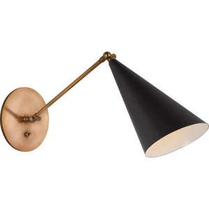 Clemente Single Arm Library Sconce - AERIN Wall Lights