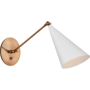 Clemente Single Arm Library Sconce - AERIN Wall Lights