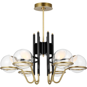 Crosby Medium Chandelier - Visual Comfort Modern 2