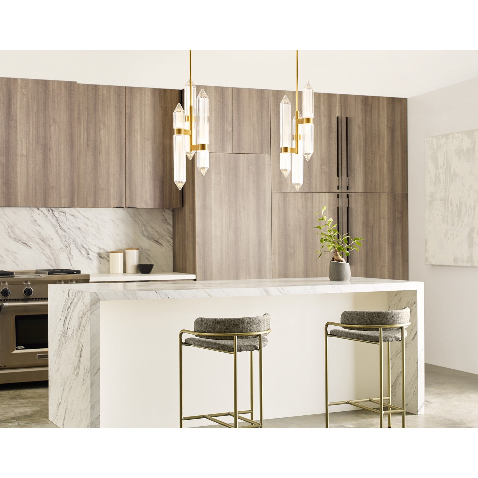 Langston Large Pendant - Visual Comfort Modern 9