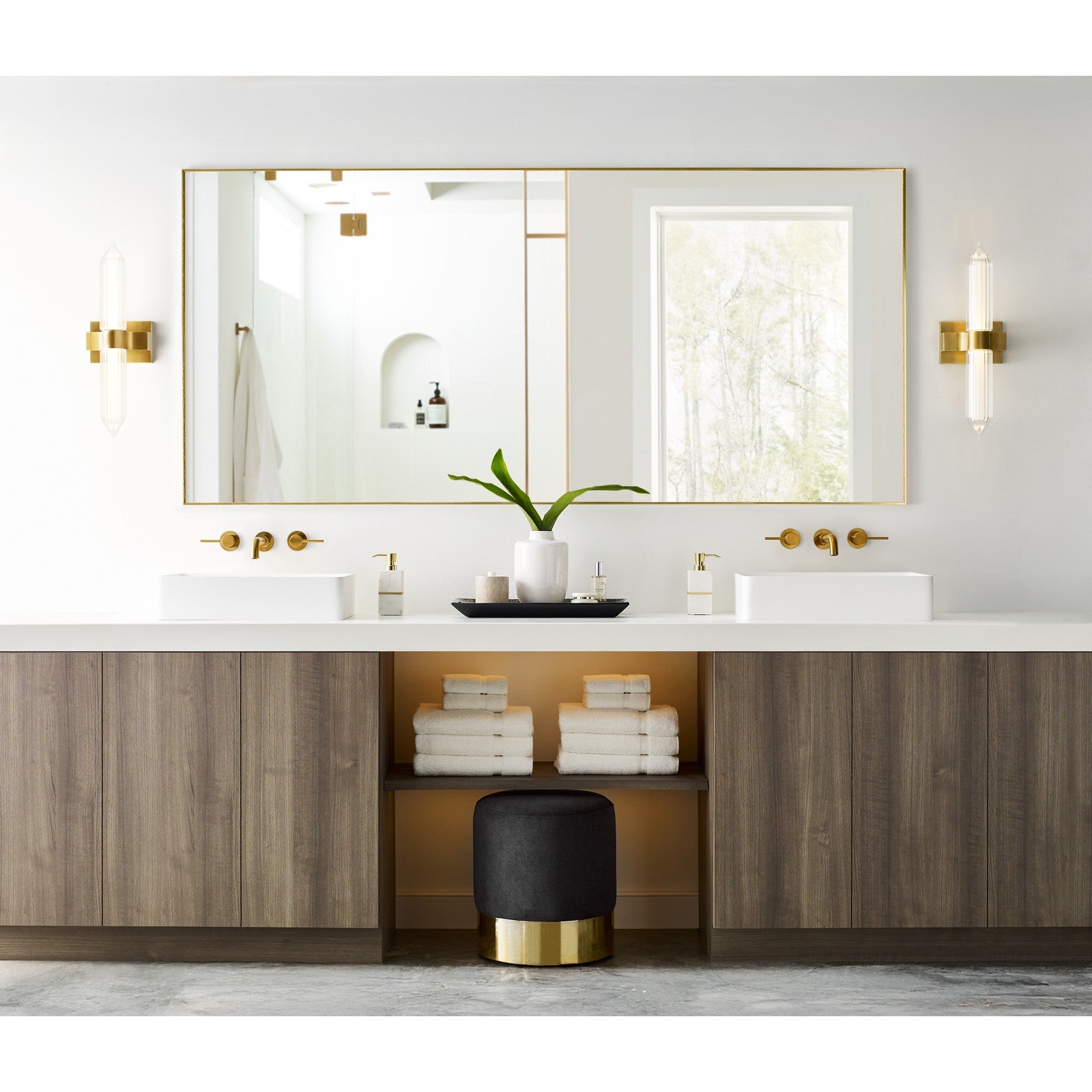 Langston Medium Bath Sconce - Visual Comfort Modern 7