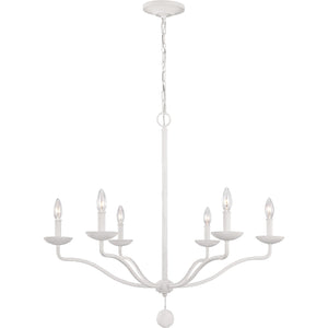 Annie Medium Chandelier Plaster White - Visual Comfort Ceiling Lights