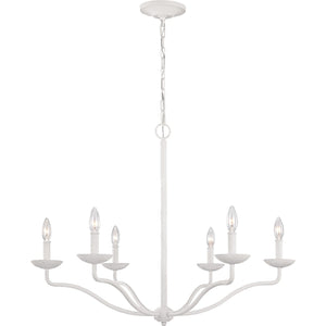 Annie Medium Chandelier Plaster White - Visual Comfort Ceiling Lights
