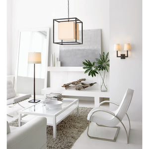 Square Tube Double Sconce - Visual Comfort Wall Lights