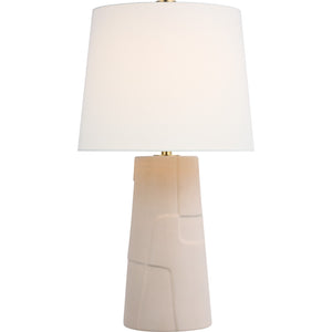 Braque Medium Debossed Table Lamp - Visual Comfort Table Lamps