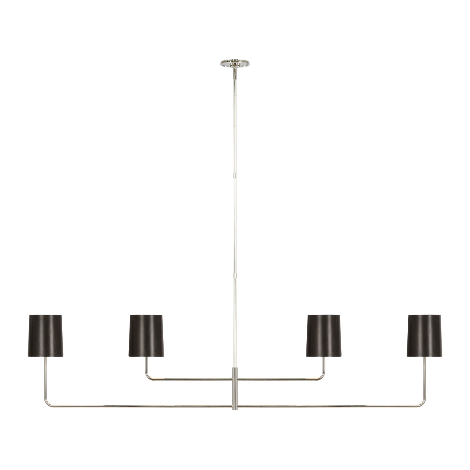Go Lightly 70" Four Light Linear Chandelier - Visual Comfort Ceiling Lights