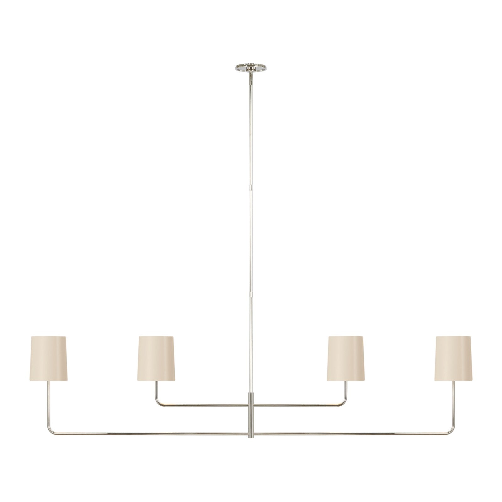 Go Lightly 70" Four Light Linear Chandelier - Visual Comfort Ceiling Lights