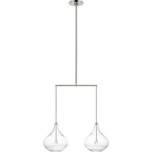 Lomme Small Linear Chandelier - Visual Comfort Ceiling Lights