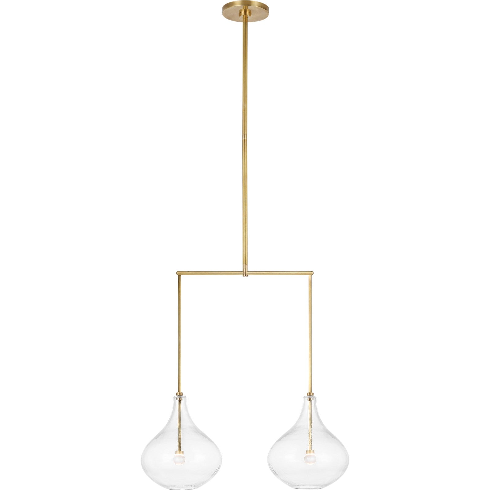 Lomme Small Linear Chandelier - Visual Comfort Ceiling Lights