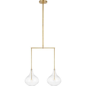 Lomme Small Linear Chandelier - Visual Comfort Ceiling Lights