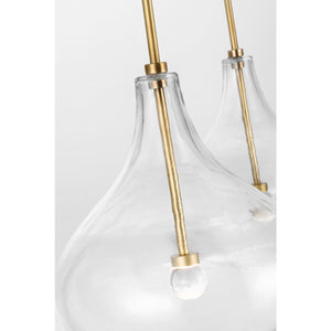 Lomme Small Linear Chandelier - Visual Comfort Ceiling Lights