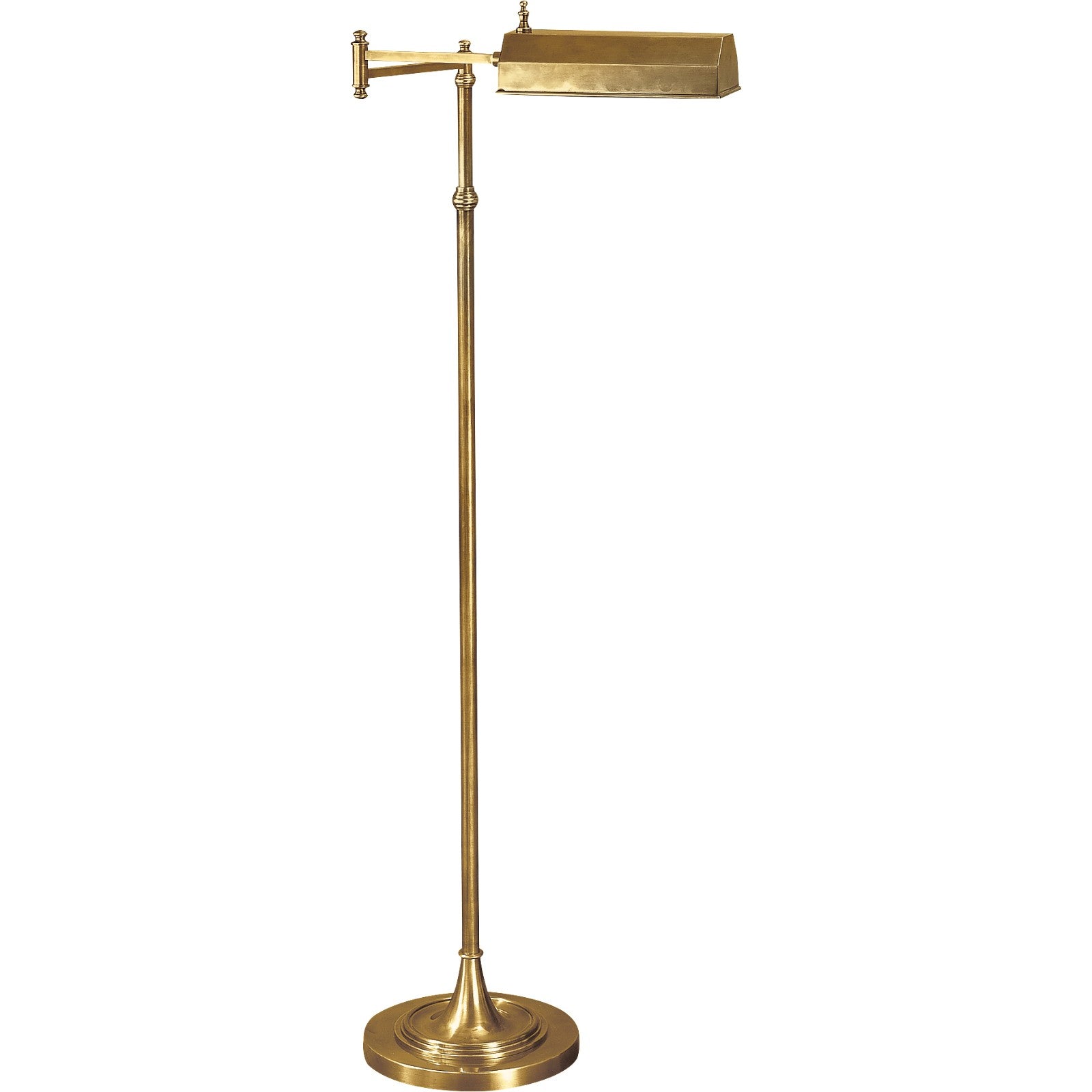 Dorchester Swing Arm Pharmacy Floor Lamp - Visual Comfort Floor Lamps