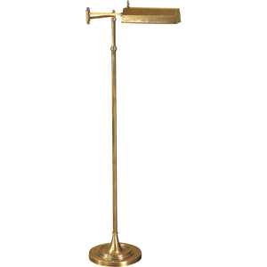 Dorchester Swing Arm Pharmacy Floor Lamp - Visual Comfort Floor Lamps