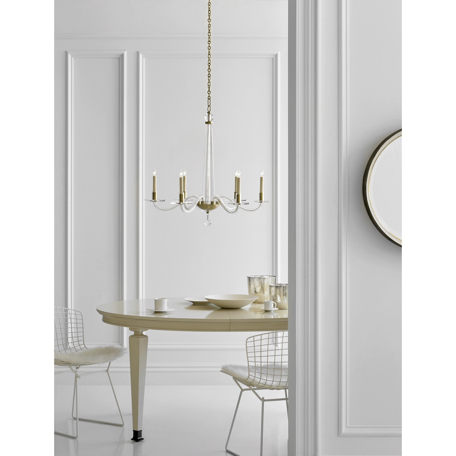 Bernardo Medium Chandelier - Visual Comfort Ceiling Lights