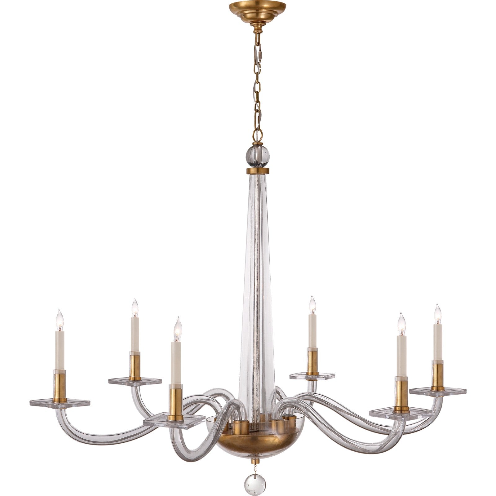 Bernardo Large Chandelier - Visual Comfort Ceiling Lights