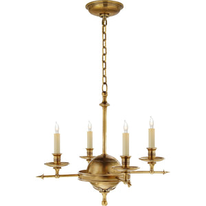 Leaf and Arrow Small Chandelier - Visual Comfort Ceiling Lights
