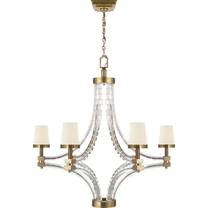 Crystal Cube Large Chandelier - Visual Comfort Ceiling Lights