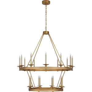 Launceton Large Two Tiered Chandelier - Visual Comfort Ceiling Lights