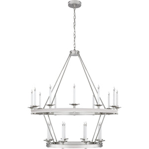 Launceton Large Two Tiered Chandelier - Visual Comfort Ceiling Lights