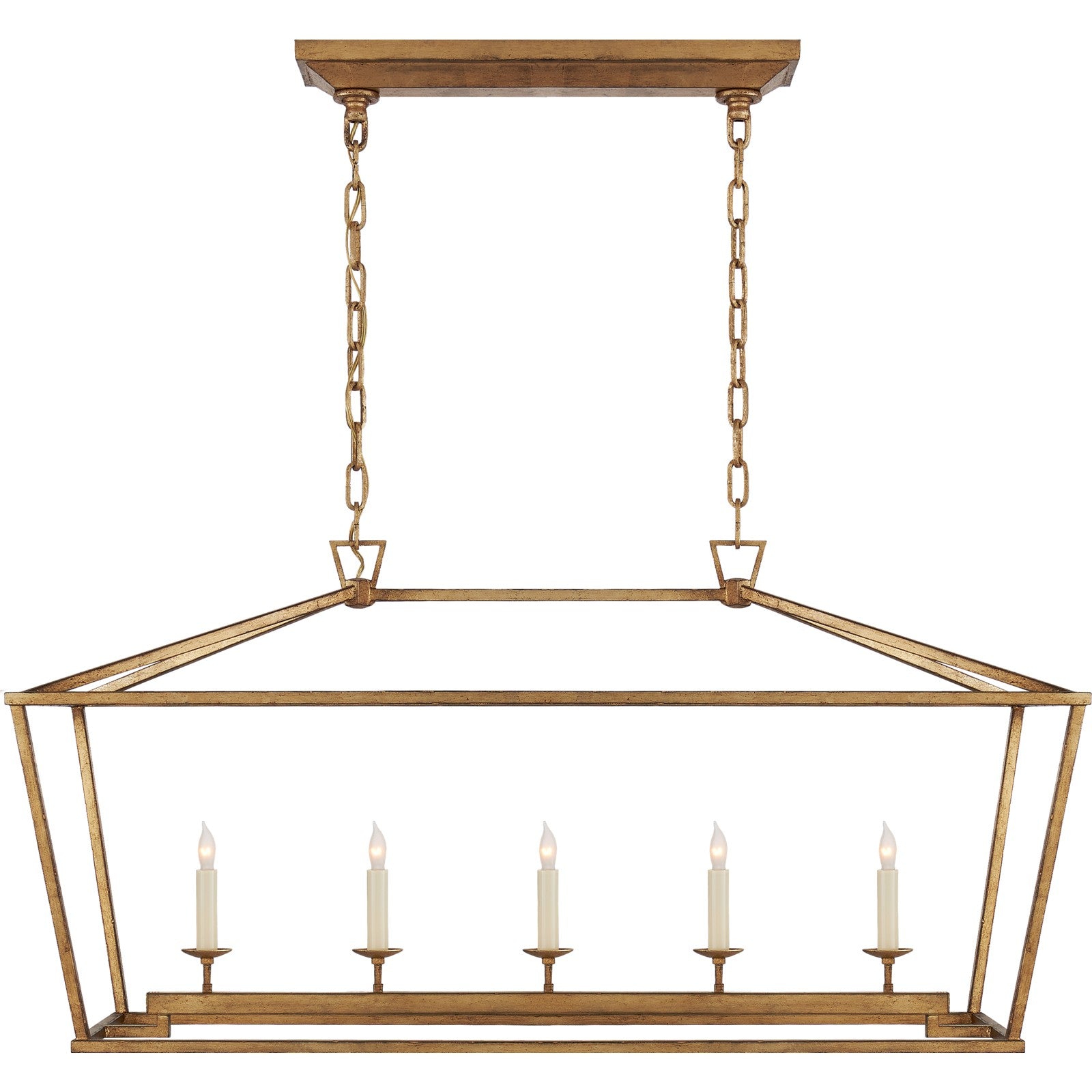 Darlana Medium Linear Lantern - Visual Comfort Ceiling Lights