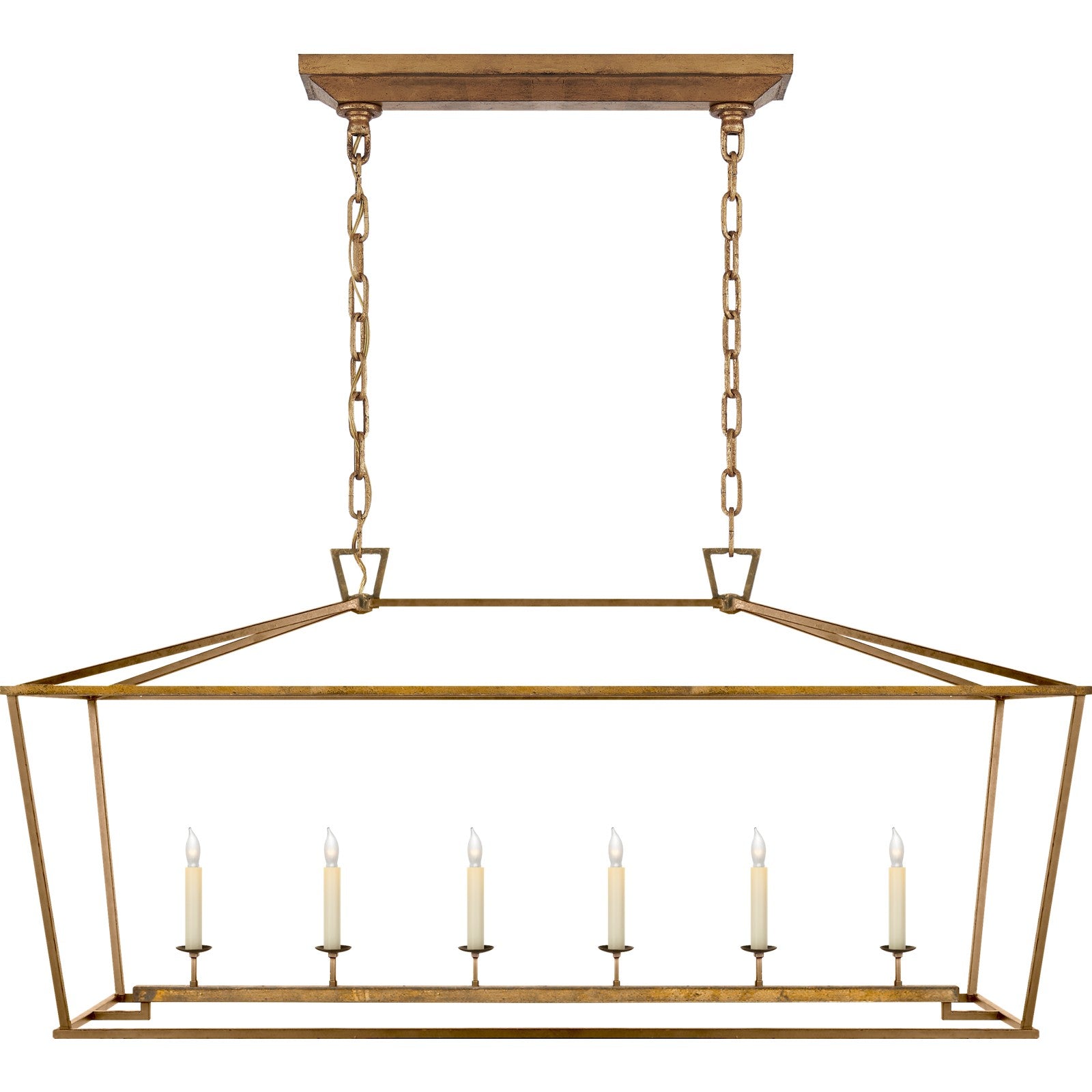 Darlana Large Linear Lantern - Visual Comfort Ceiling Lights
