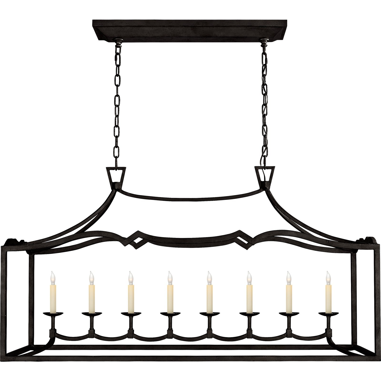 Fancy Darlana Large Linear Pendant - Visual Comfort Ceiling Lights