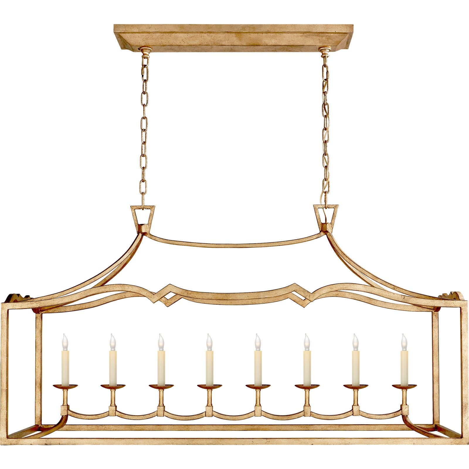 Fancy Darlana Large Linear Pendant - Visual Comfort Ceiling Lights