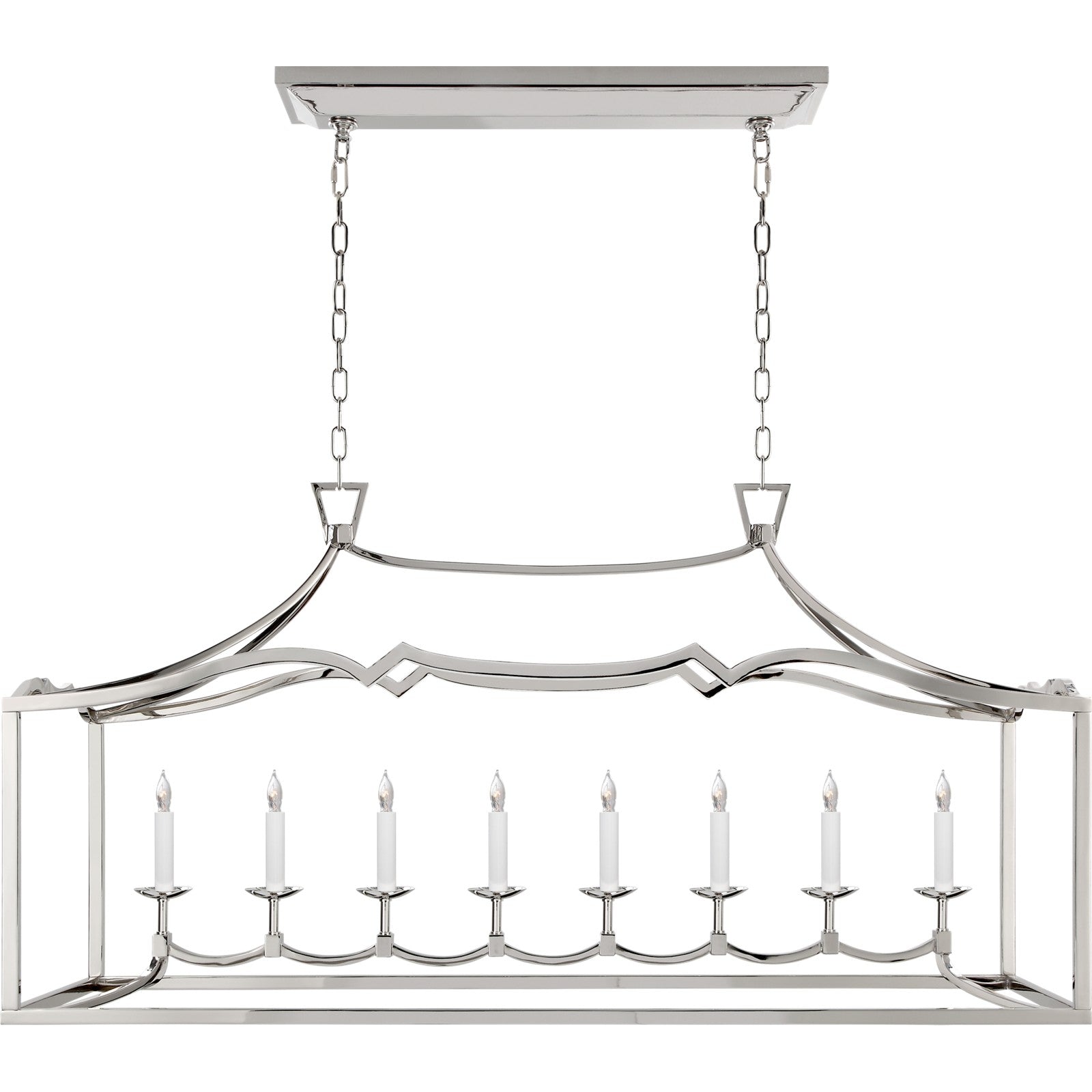 Fancy Darlana Large Linear Pendant - Visual Comfort Ceiling Lights