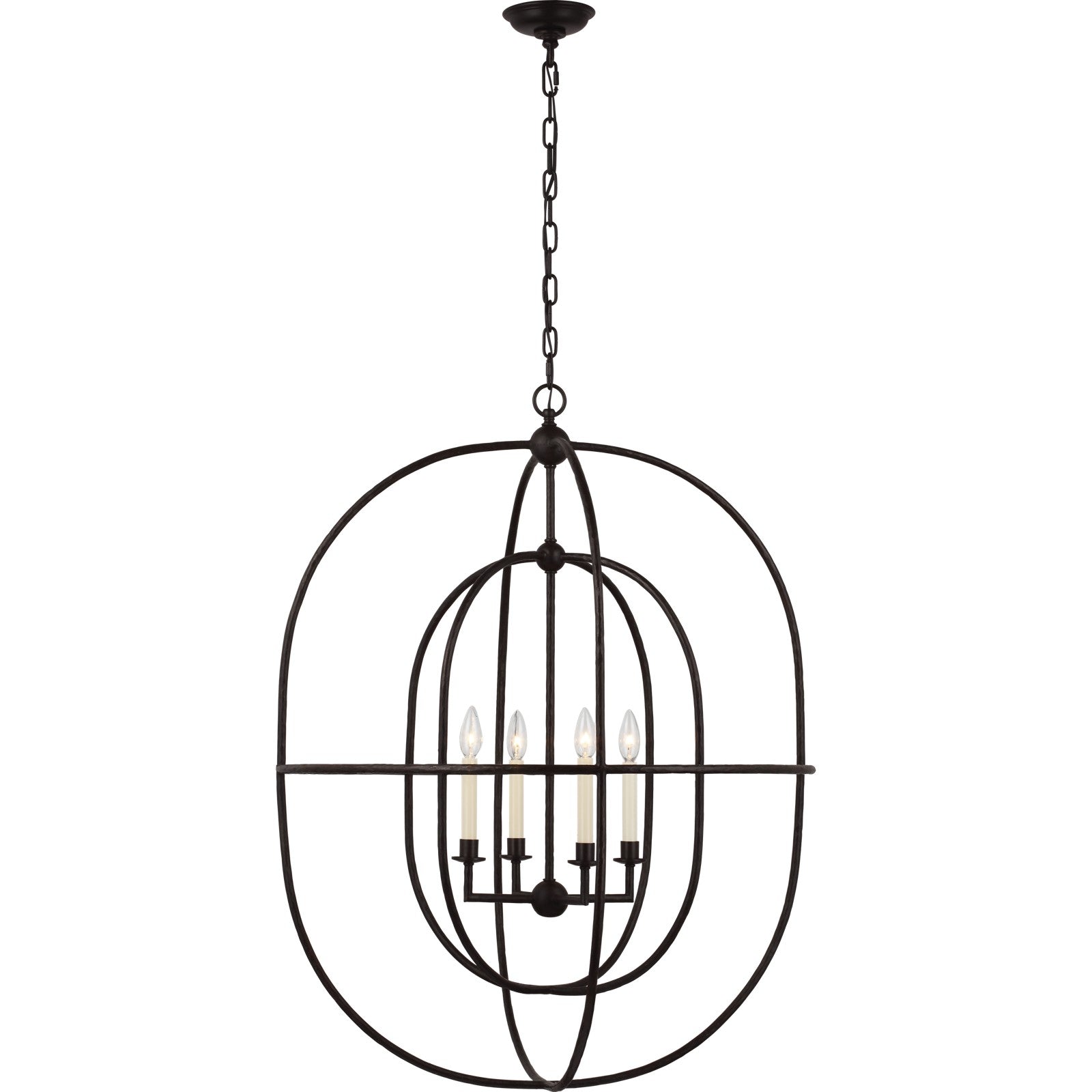 Desmond Open Double Oval Lantern - Visual Comfort Ceiling Lights