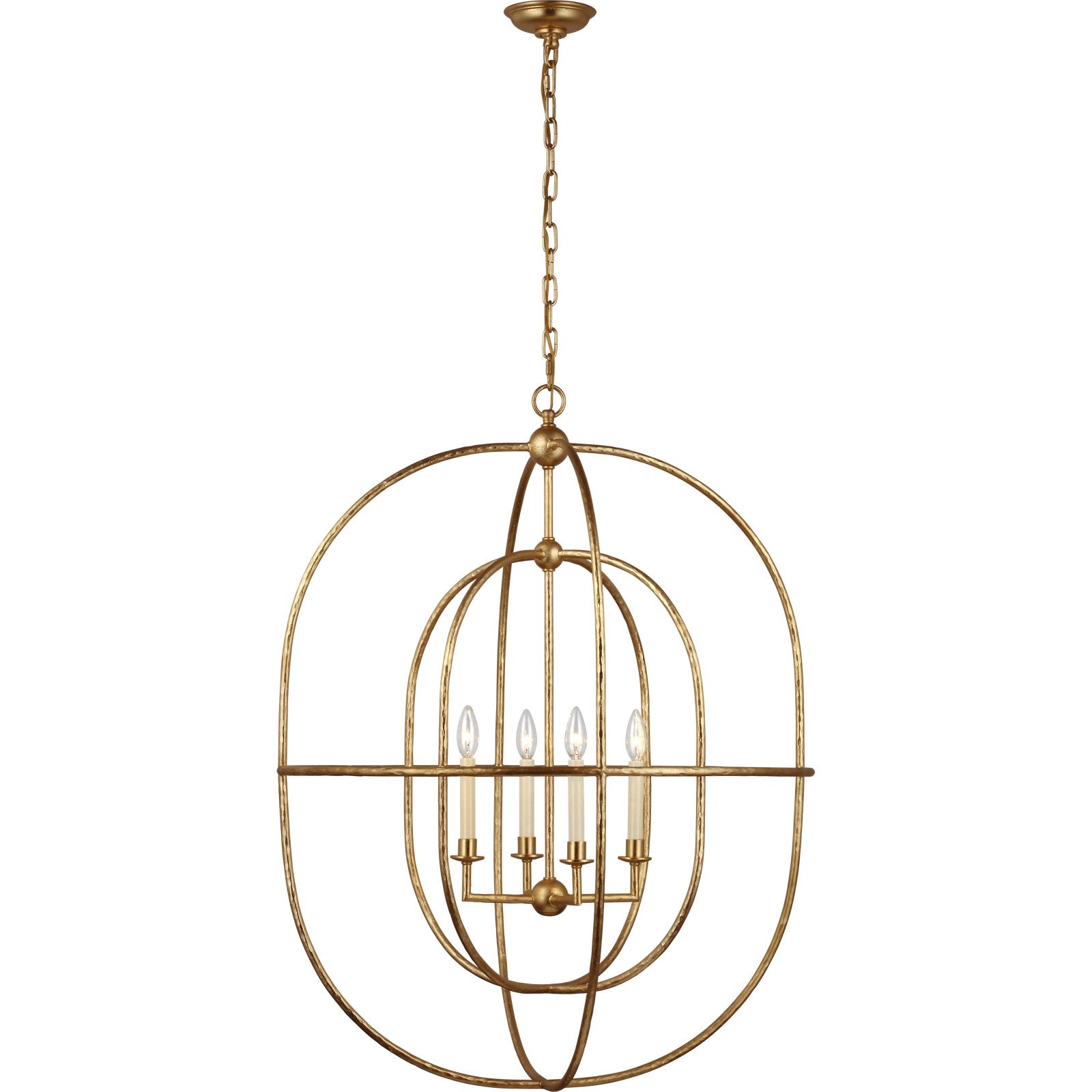 Desmond Open Double Oval Lantern - Visual Comfort Ceiling Lights