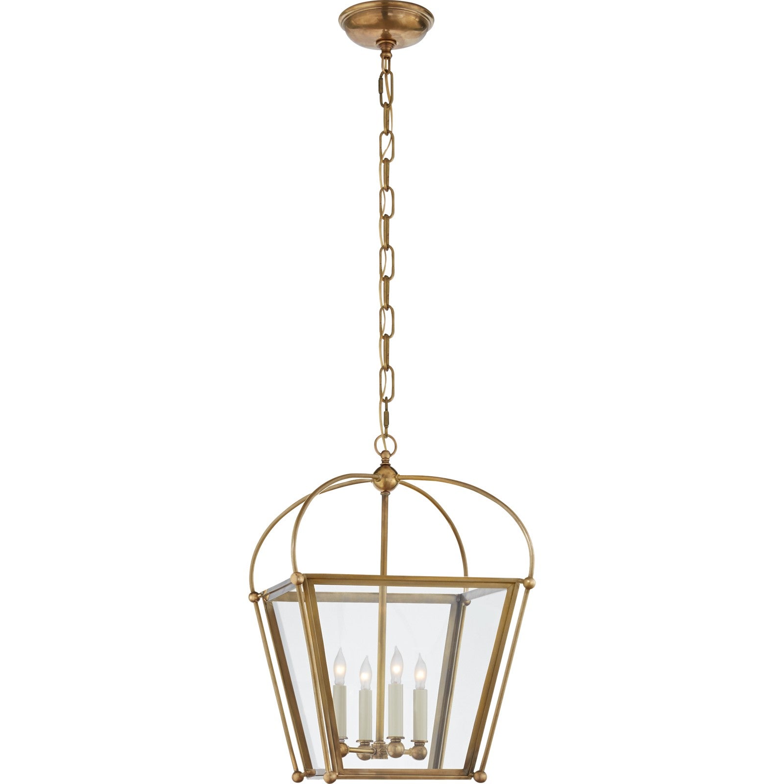 Riverside Small Square Lantern - Visual Comfort Ceiling Lights