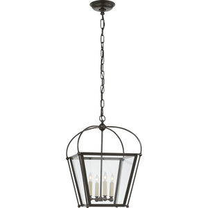 Riverside Small Square Lantern - Visual Comfort Ceiling Lights