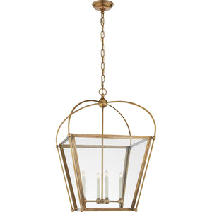 Riverside Medium Square Lantern - Visual Comfort Ceiling Lights