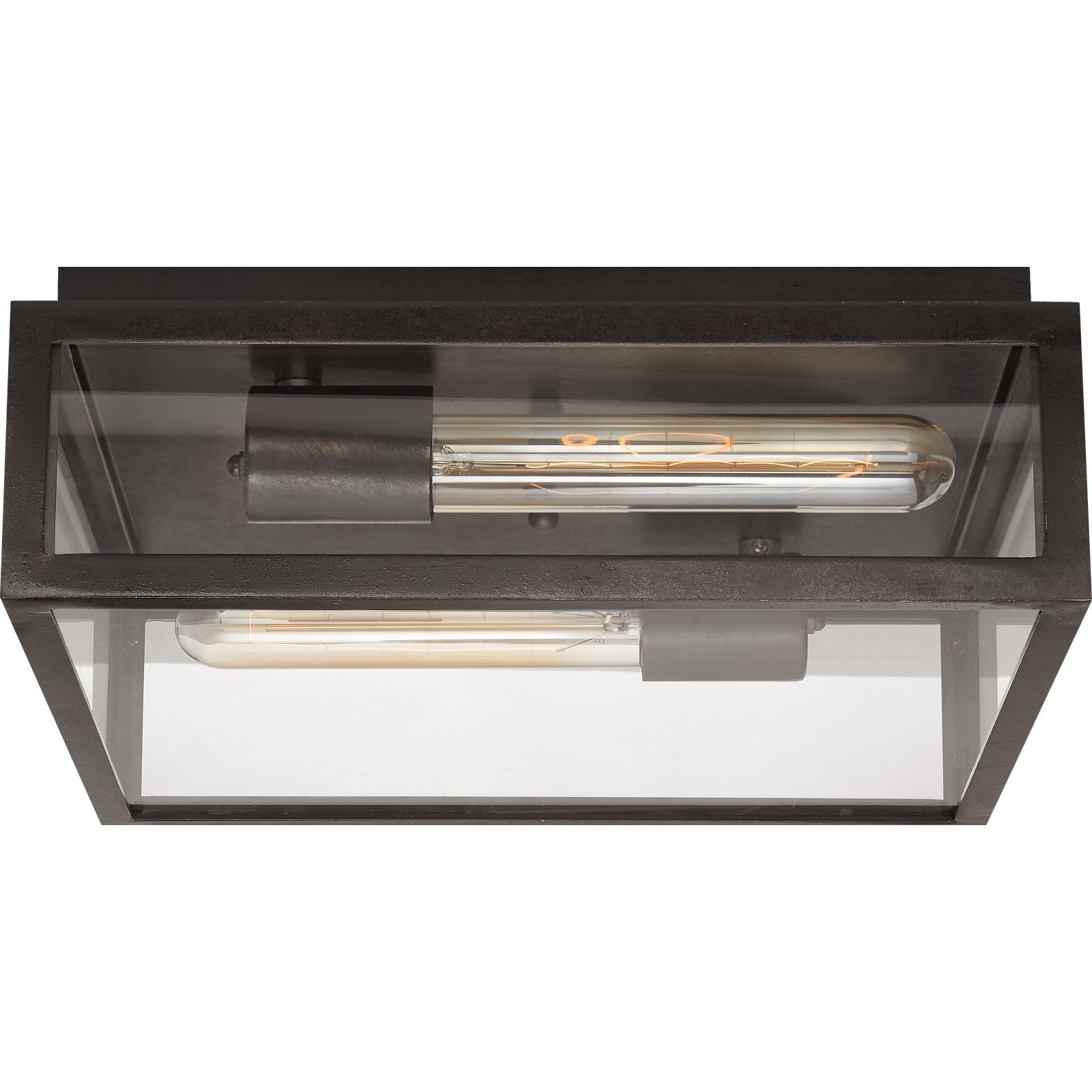 Fresno Medium Framed Flush Mount - Visual Comfort Outdoor Lighting