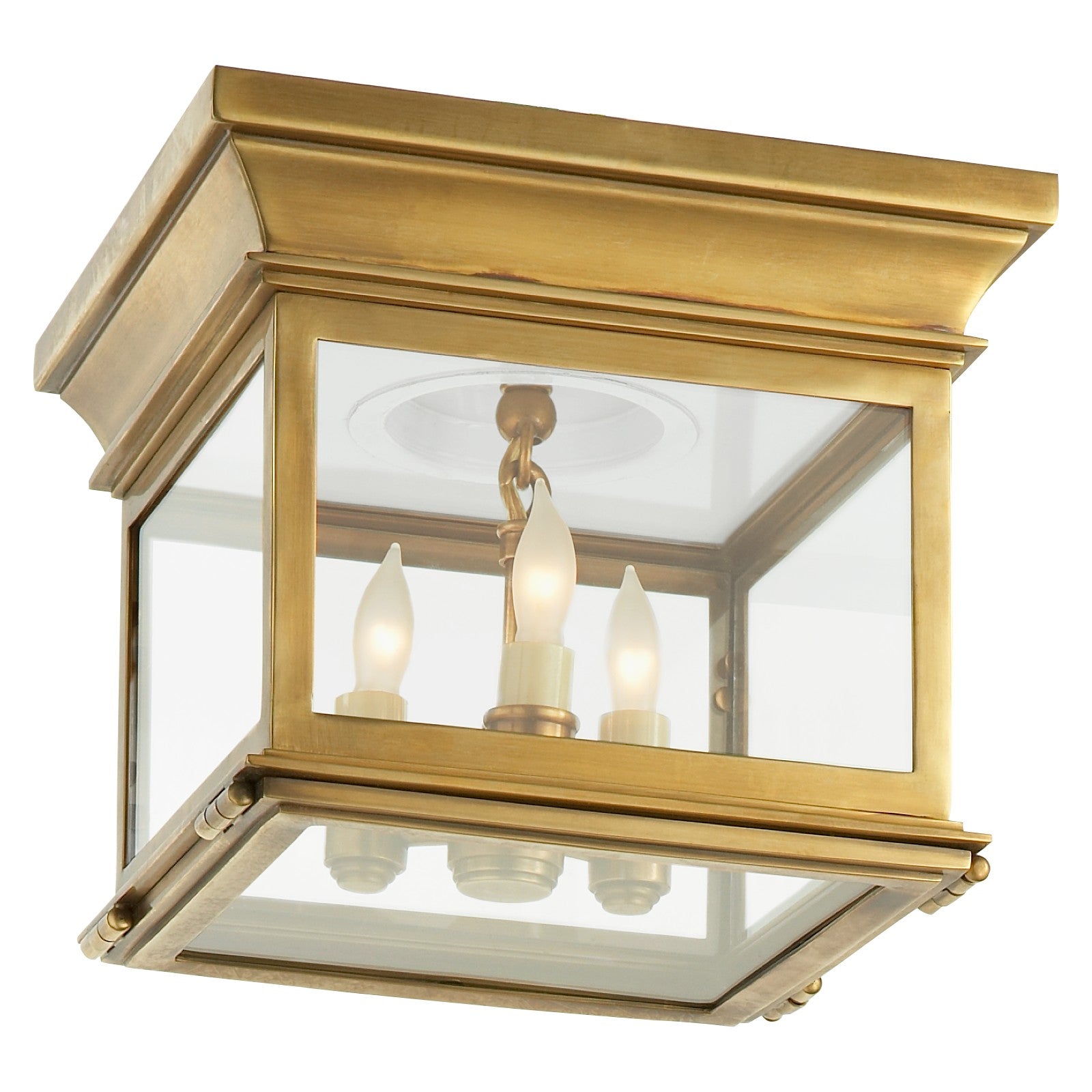 Club Small Square Flush Mount - Visual Comfort Ceiling Lights