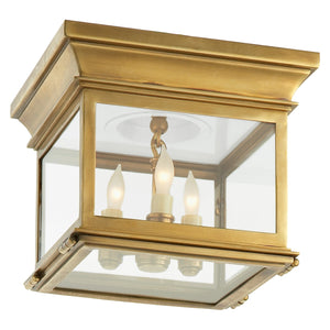 Club Small Square Flush Mount - Visual Comfort Ceiling Lights