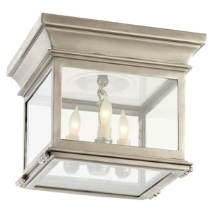 Club Small Square Flush Mount - Visual Comfort Ceiling Lights