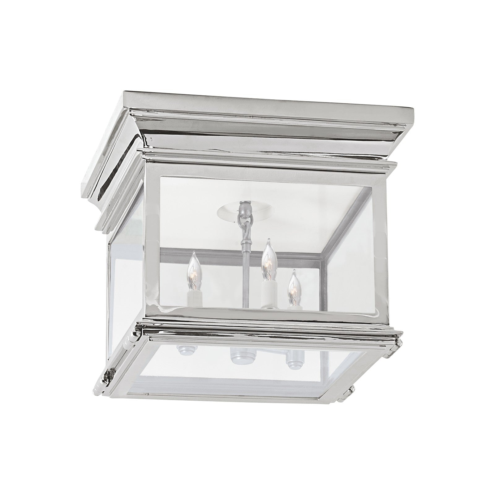 Club Small Square Flush Mount - Visual Comfort Ceiling Lights