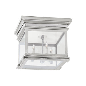 Club Small Square Flush Mount - Visual Comfort Ceiling Lights