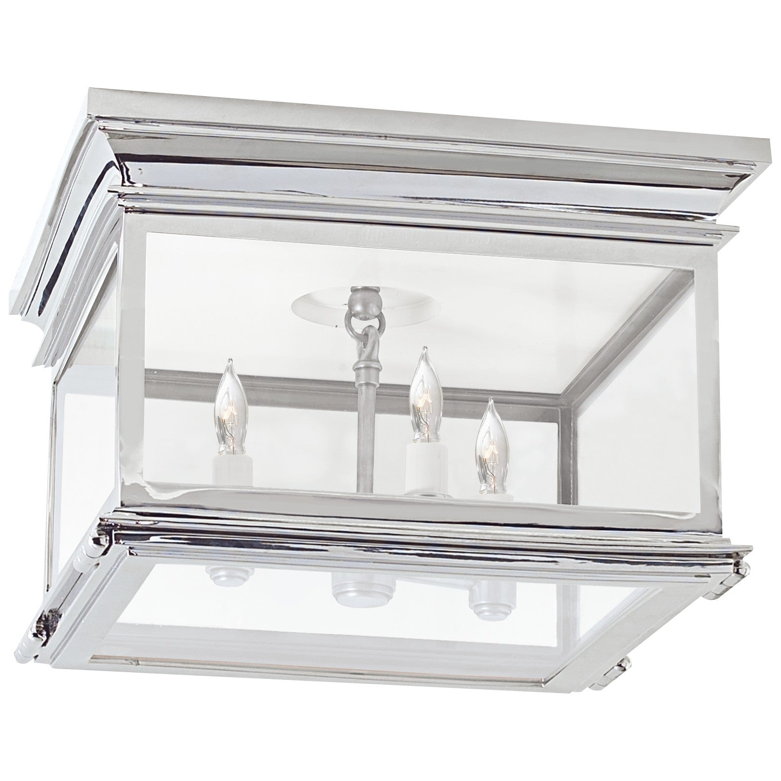 Club Large Square Flush Mount - Visual Comfort Ceiling Lights