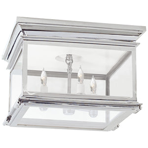 Club Large Square Flush Mount - Visual Comfort Ceiling Lights